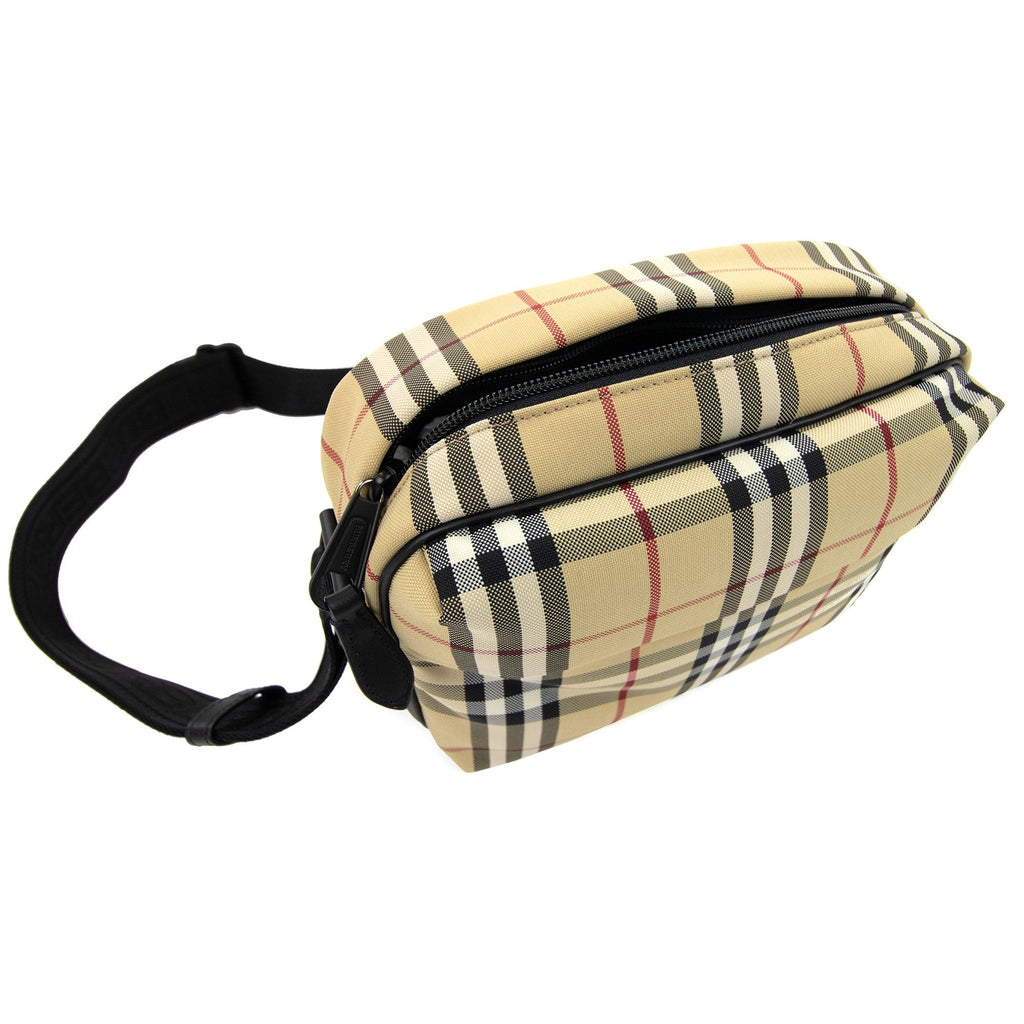 Burberry Paddy N Vintage Check Cross Body Bag Archive Beige