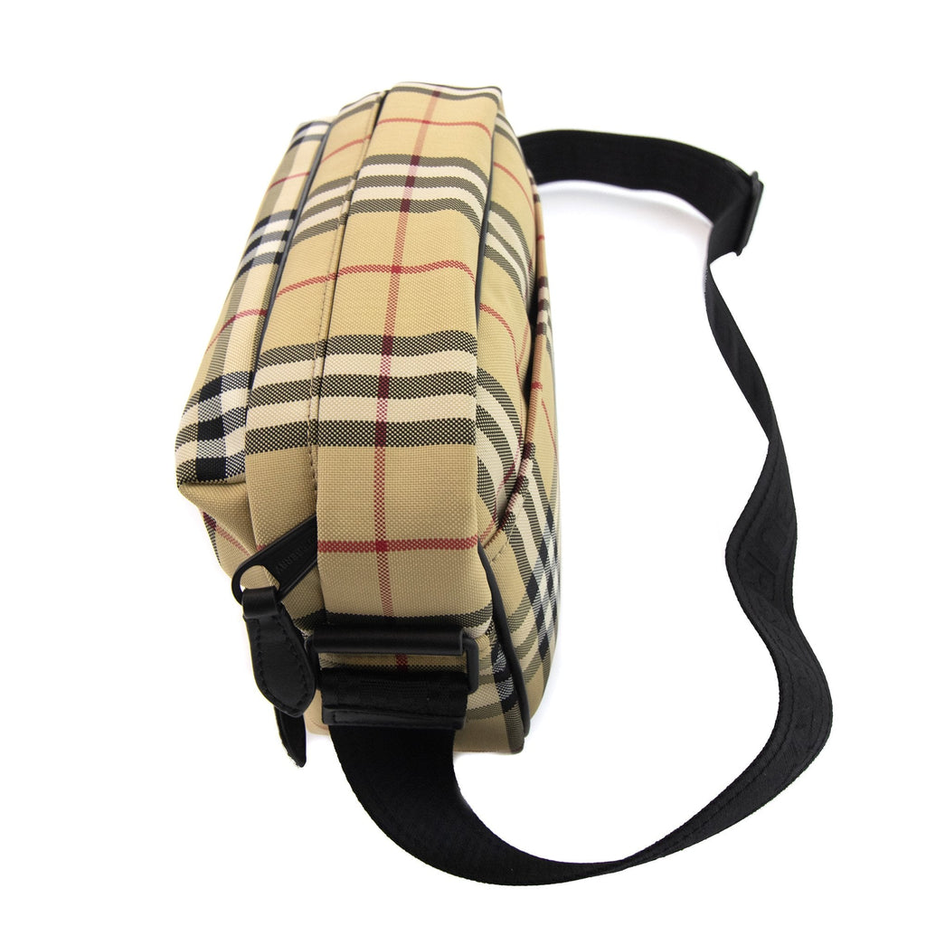Burberry Paddy N Vintage Check Cross Body Bag Archive Beige