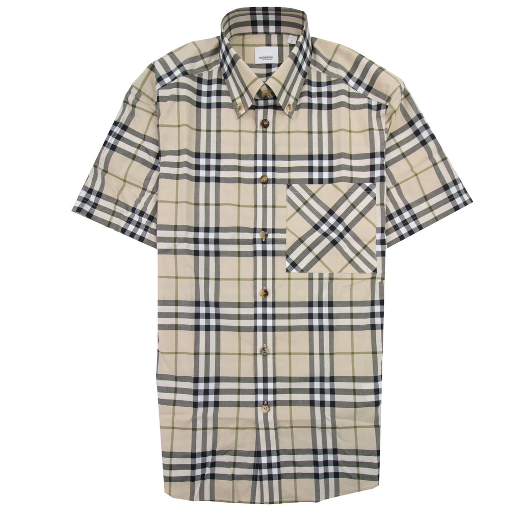 Burberry Soft Fawn Check Ss Shirt Soft Fawn Check