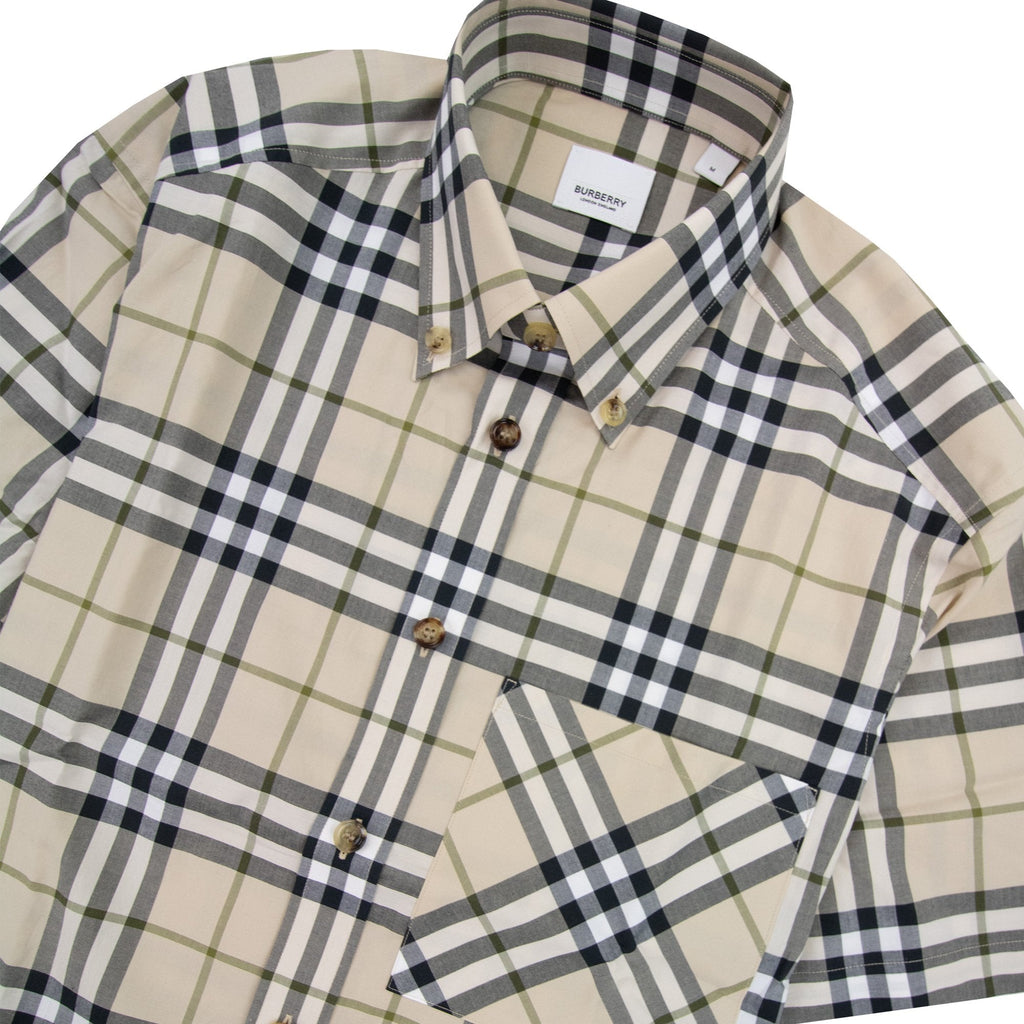 Burberry Soft Fawn Check Ss Shirt Soft Fawn Check