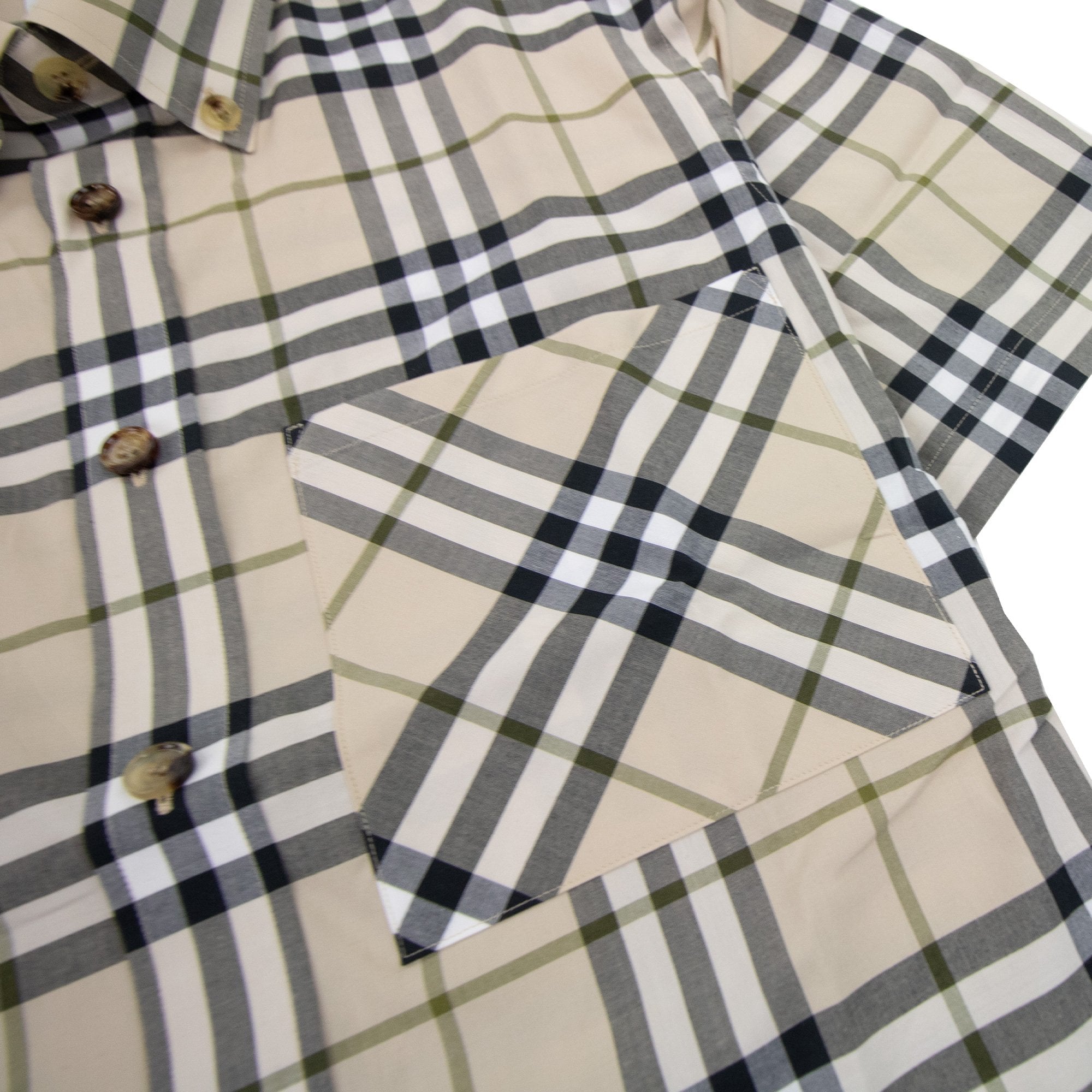 Burberry Soft Fawn Check Ss Shirt Soft Fawn Check
