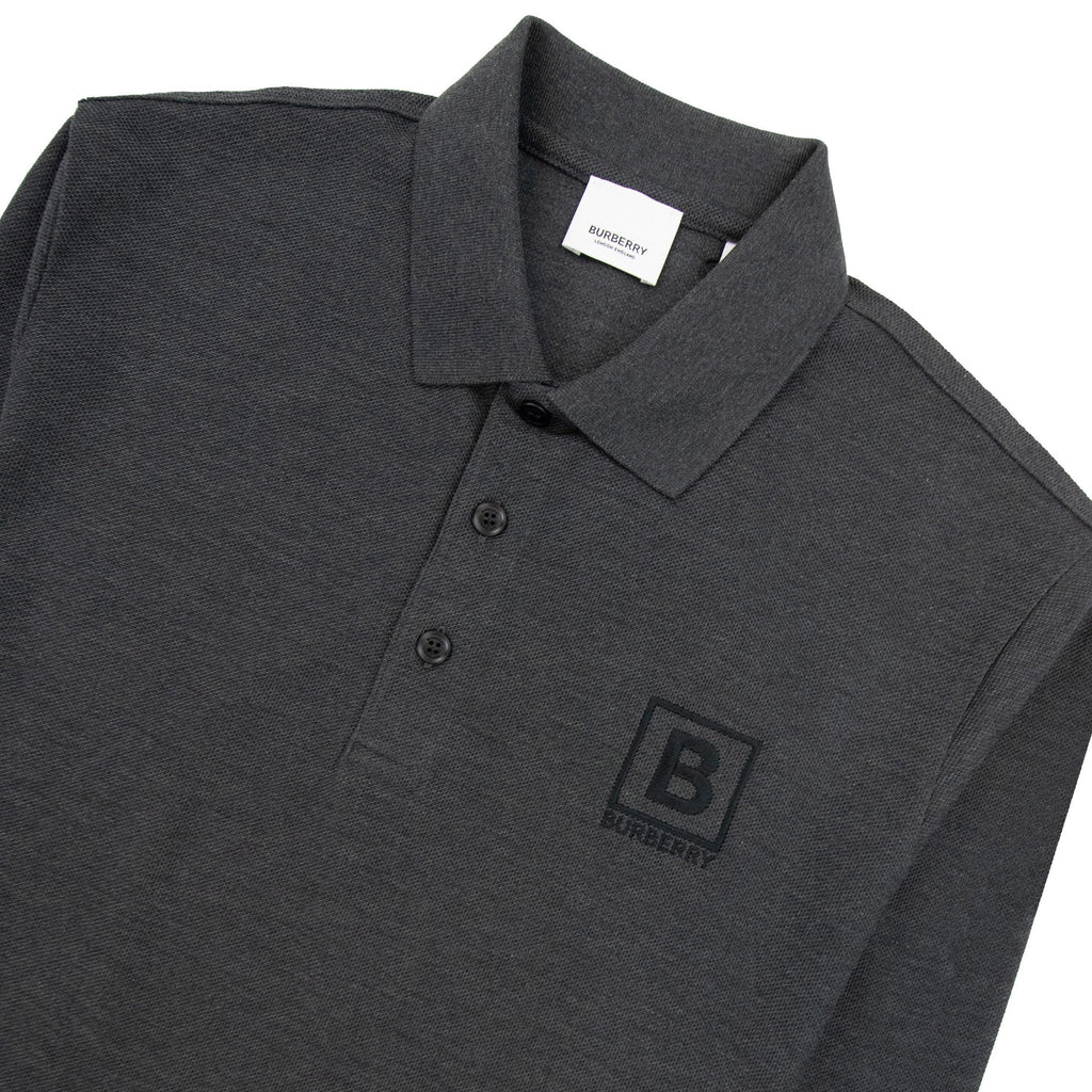 Burberry Gateforth L/s Polo Charcoal