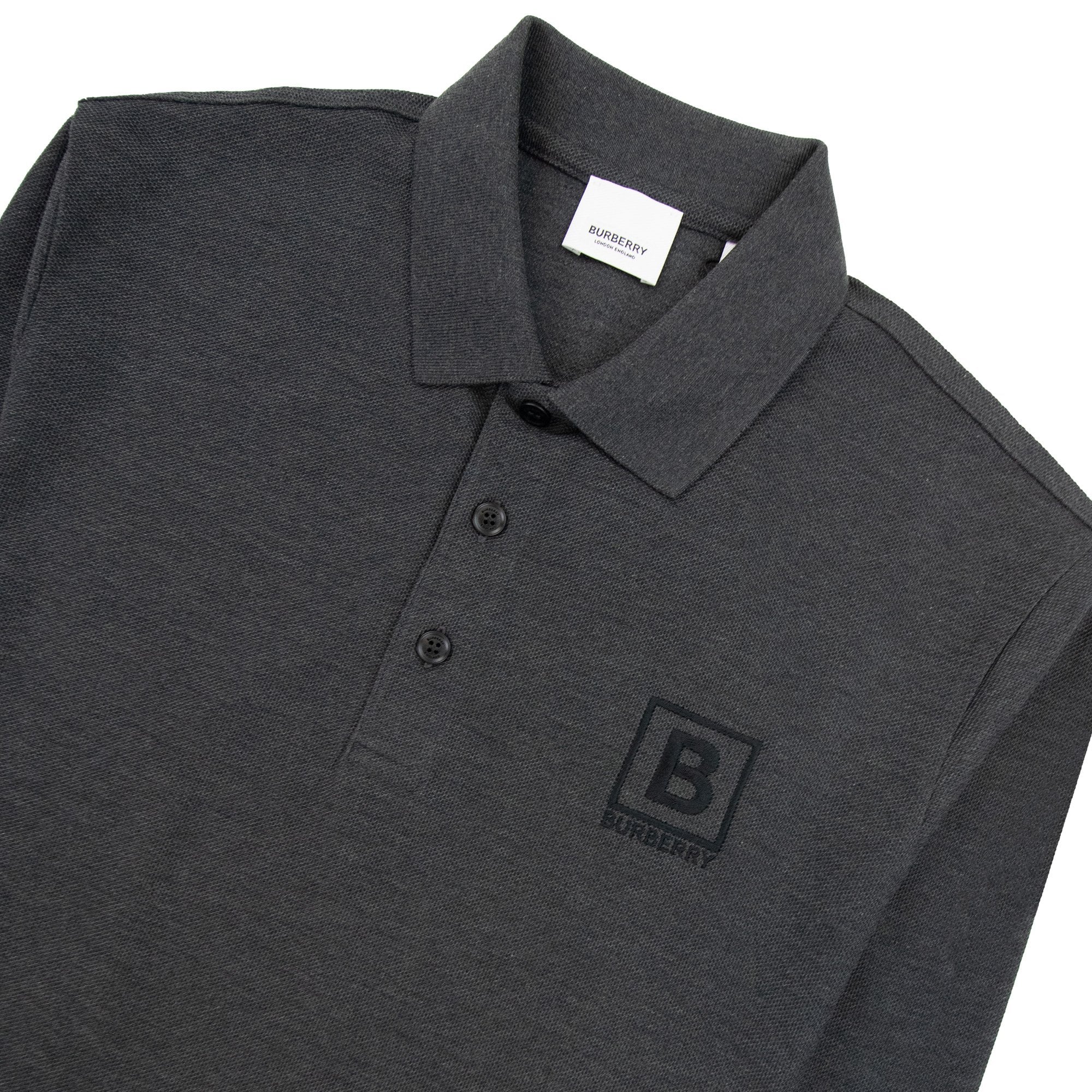 Burberry Gateforth L/s Polo Charcoal