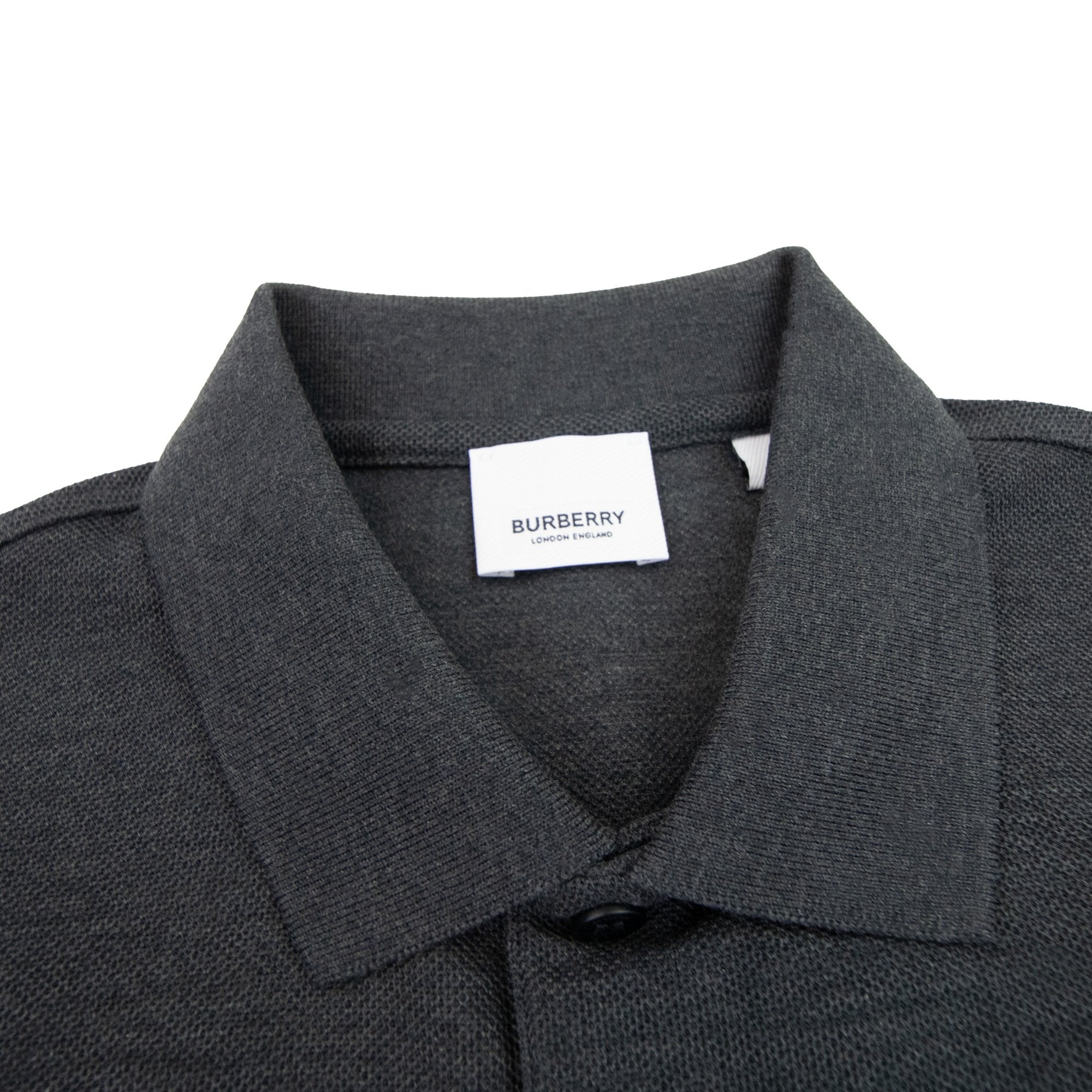 Burberry Gateforth L/s Polo Charcoal