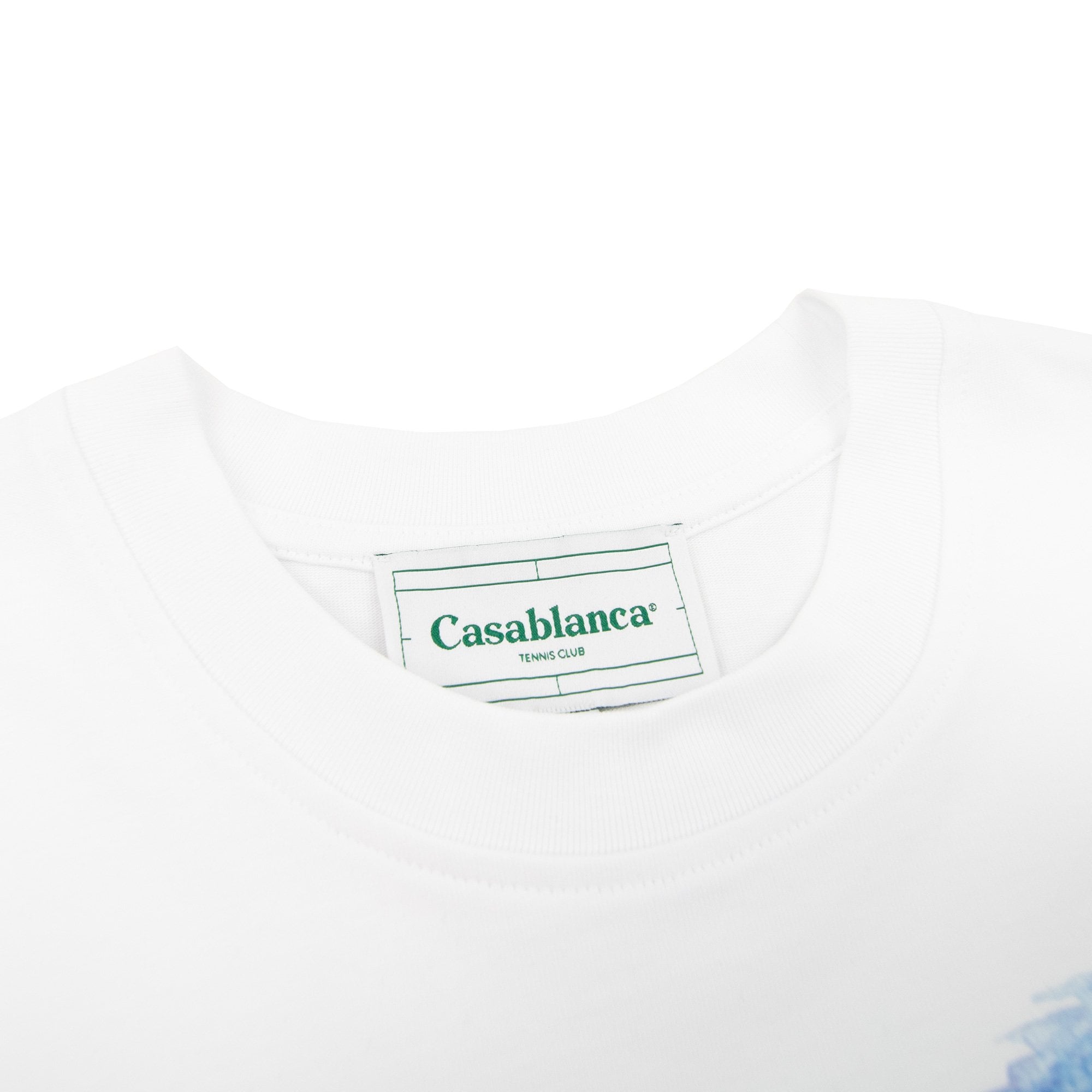 Casablanca Amour Maroc Printed T Shirt White 001