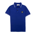 Stone Island Polo Ss Kids Blue V0022