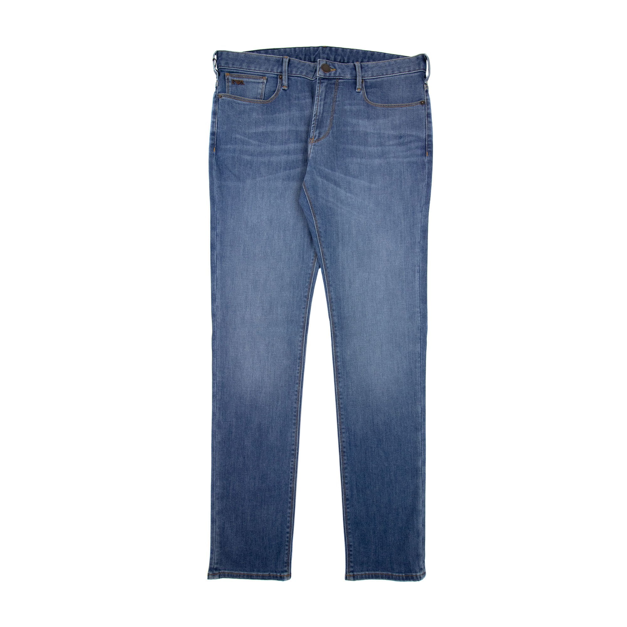 Emporio Armani J06 11.5 Oz Slim Fit Comfort Denim Jeans Denim Blue 0943