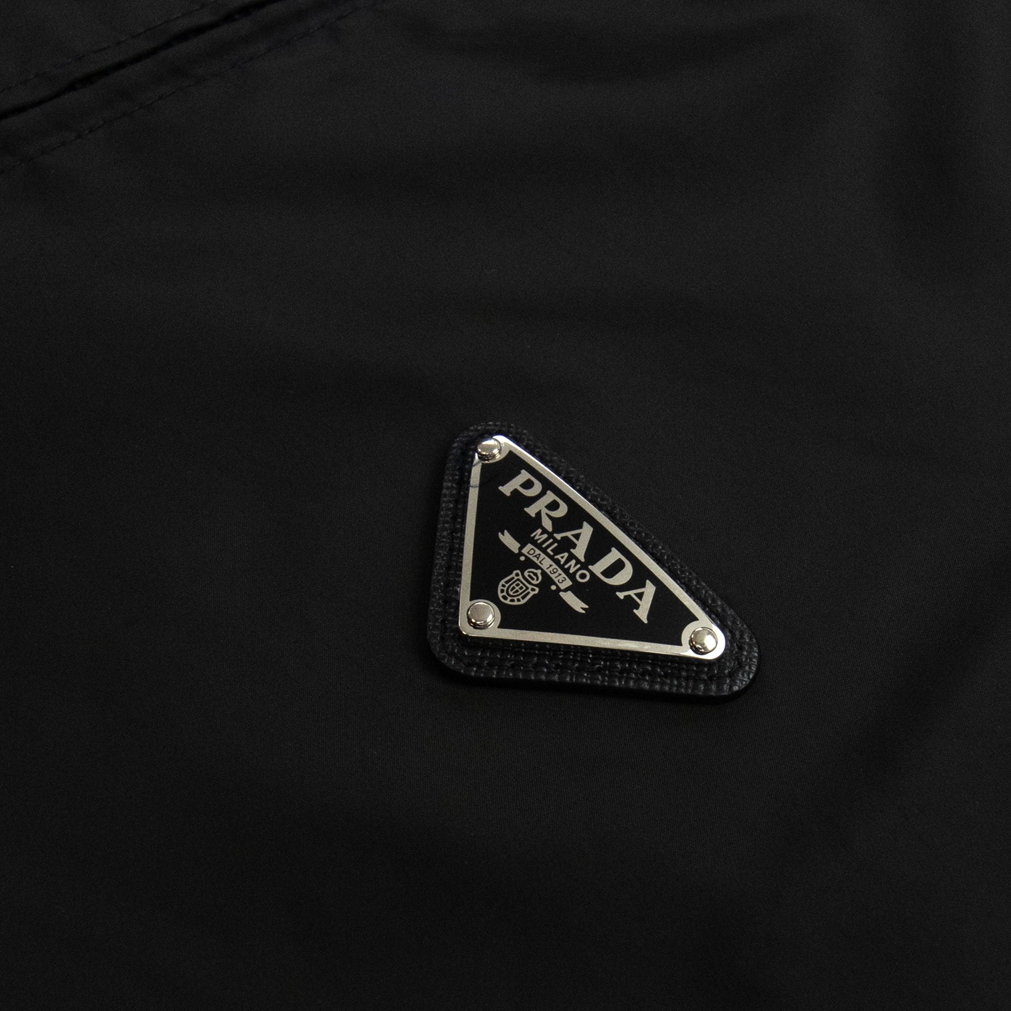 Prada Re-nylon Blouson Reversible Jacket Black/Blue
