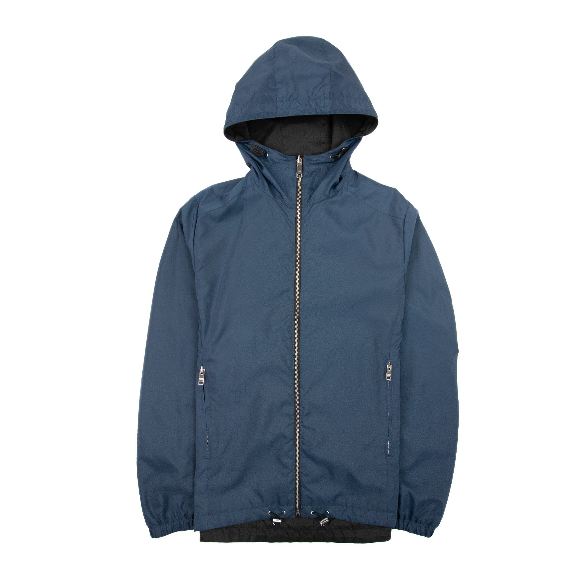 Prada Re-nylon Blouson Reversible Jacket Black/Blue