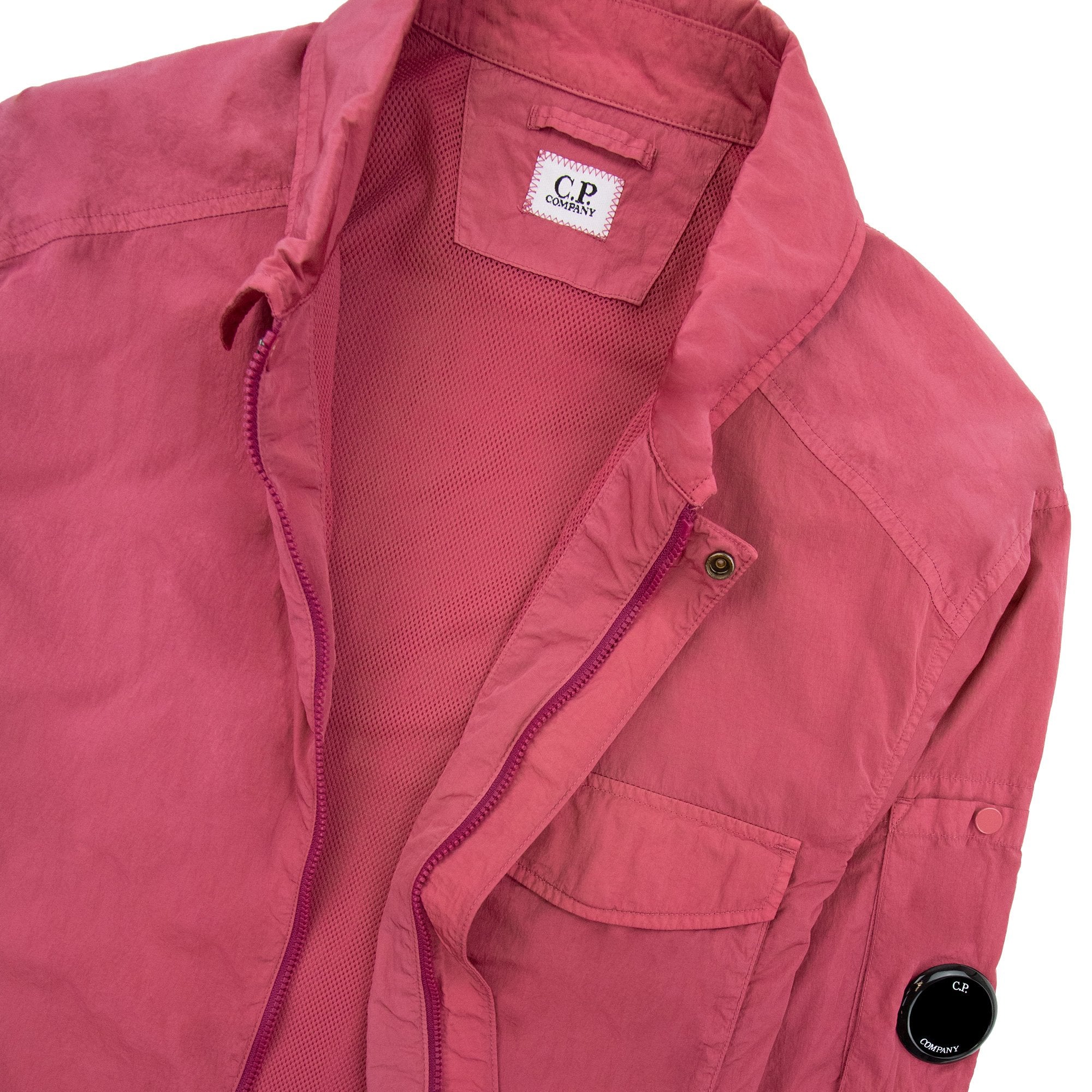 Cp Company Chrome R Pocket Overshirt Red Bud 577