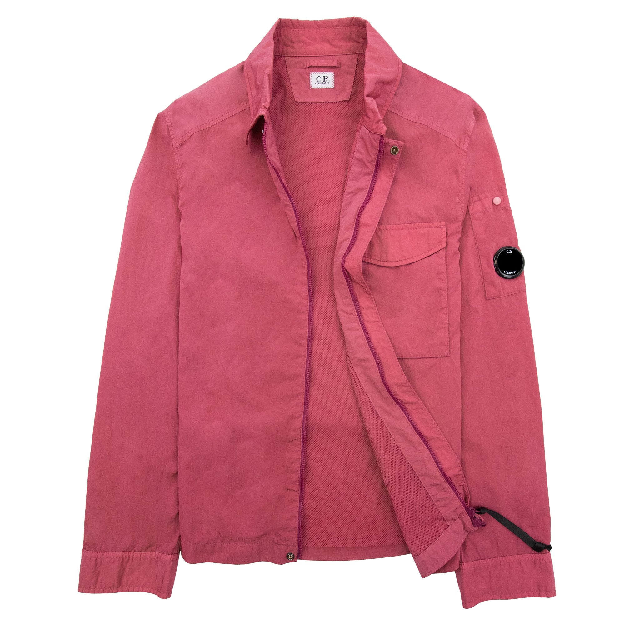 Cp Company Chrome R Pocket Overshirt Red Bud 577