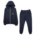 Moncler Junior Hooded Tracksuit Navy 742