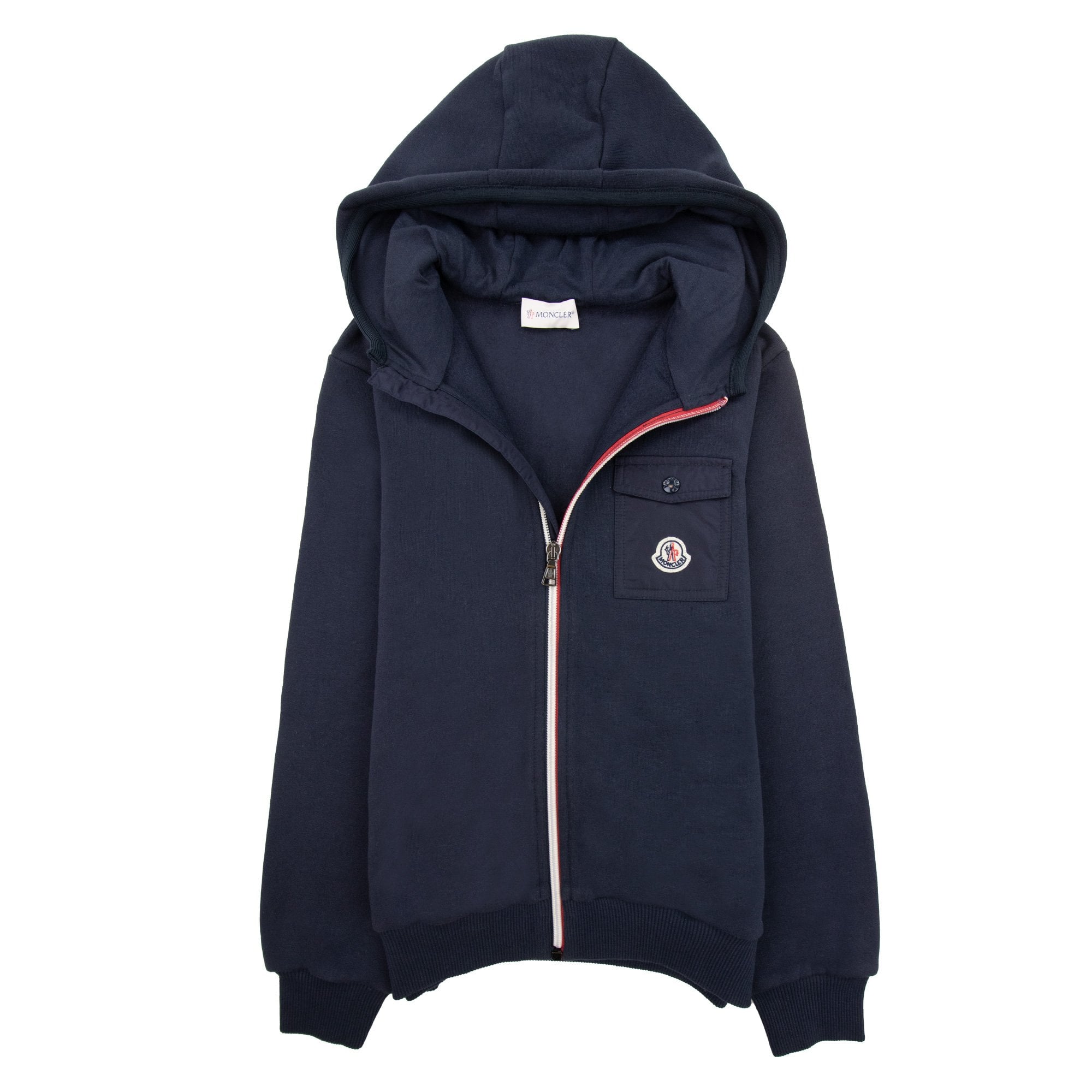 Moncler Junior Hooded Tracksuit Navy 742