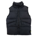 Stone Island Junior Krinkle Reps Padded Gilet Black V0029