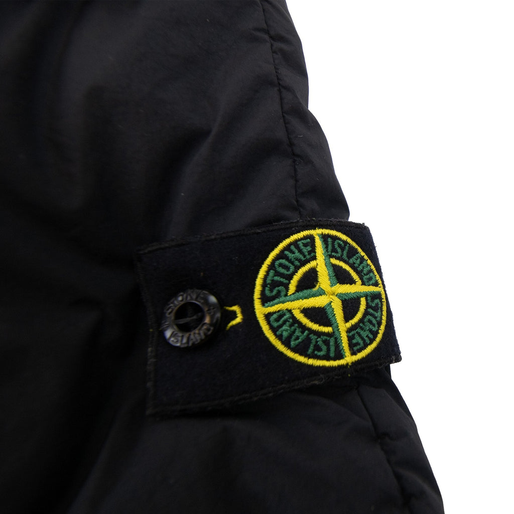 Stone Island Junior Krinkle Reps Padded Gilet Black V0029