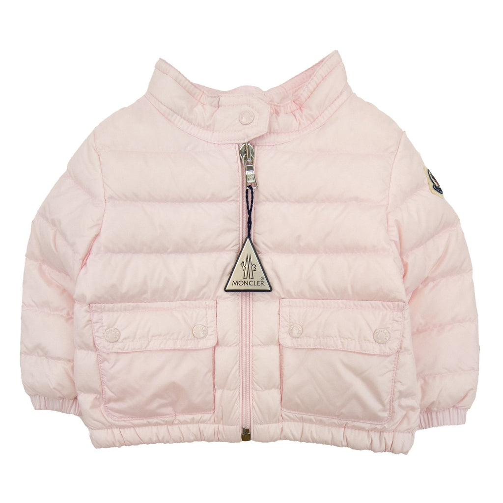 Moncler Junior Lans Down Jacket Pink