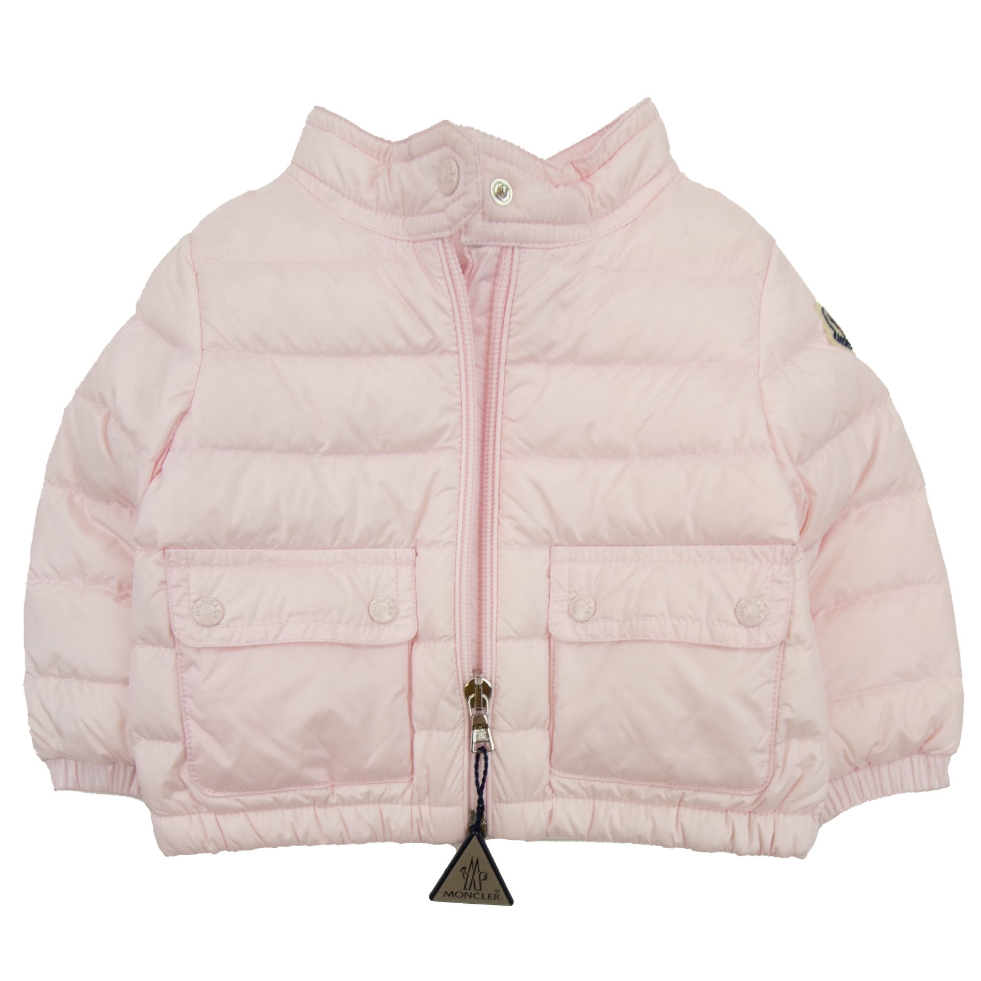 Moncler Junior Lans Down Jacket Pink