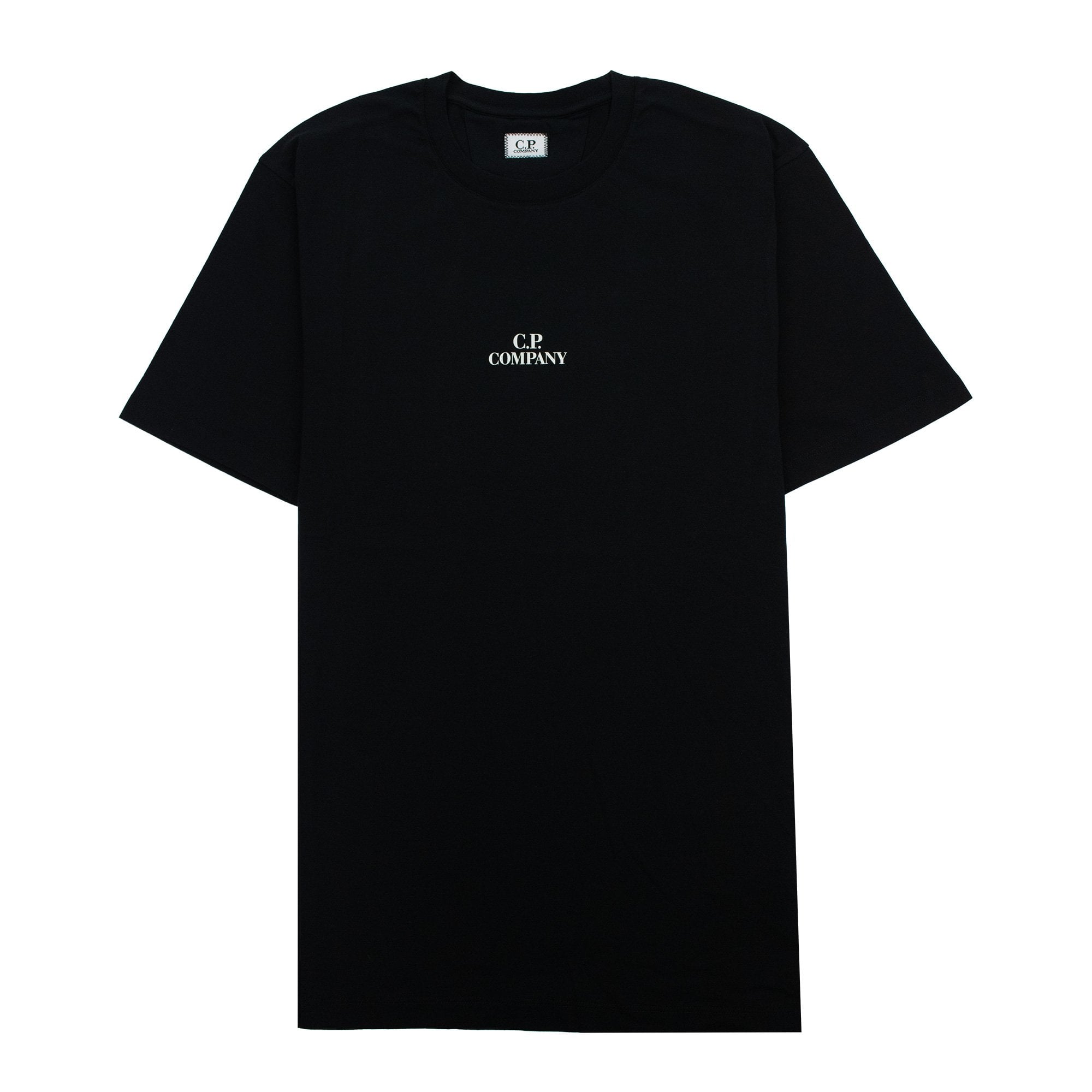 Cp Company 30/1 Graphic T Shirt Black 999