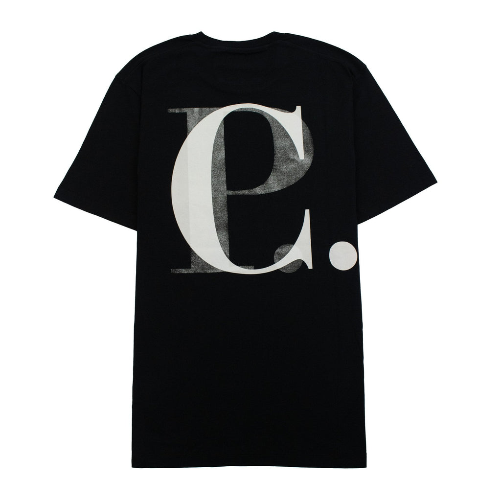 Cp Company 30/1 Graphic T Shirt Black 999