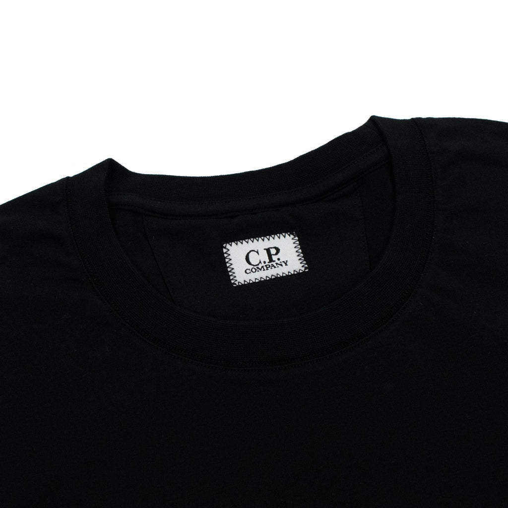 Cp Company 30/1 Graphic T Shirt Black 999