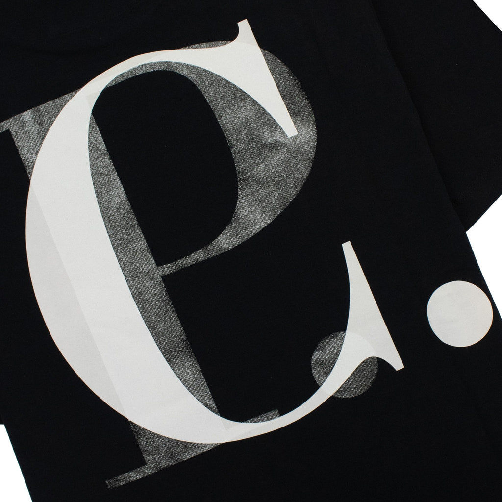 Cp Company 30/1 Graphic T Shirt Black 999