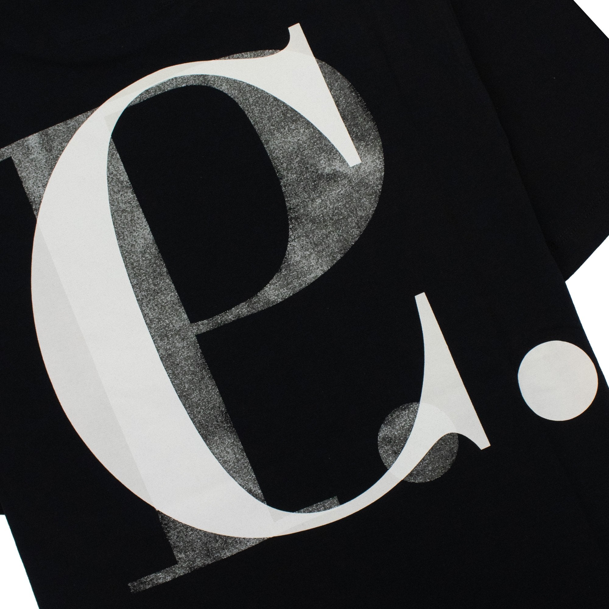 Cp Company 30/1 Graphic T Shirt Black 999