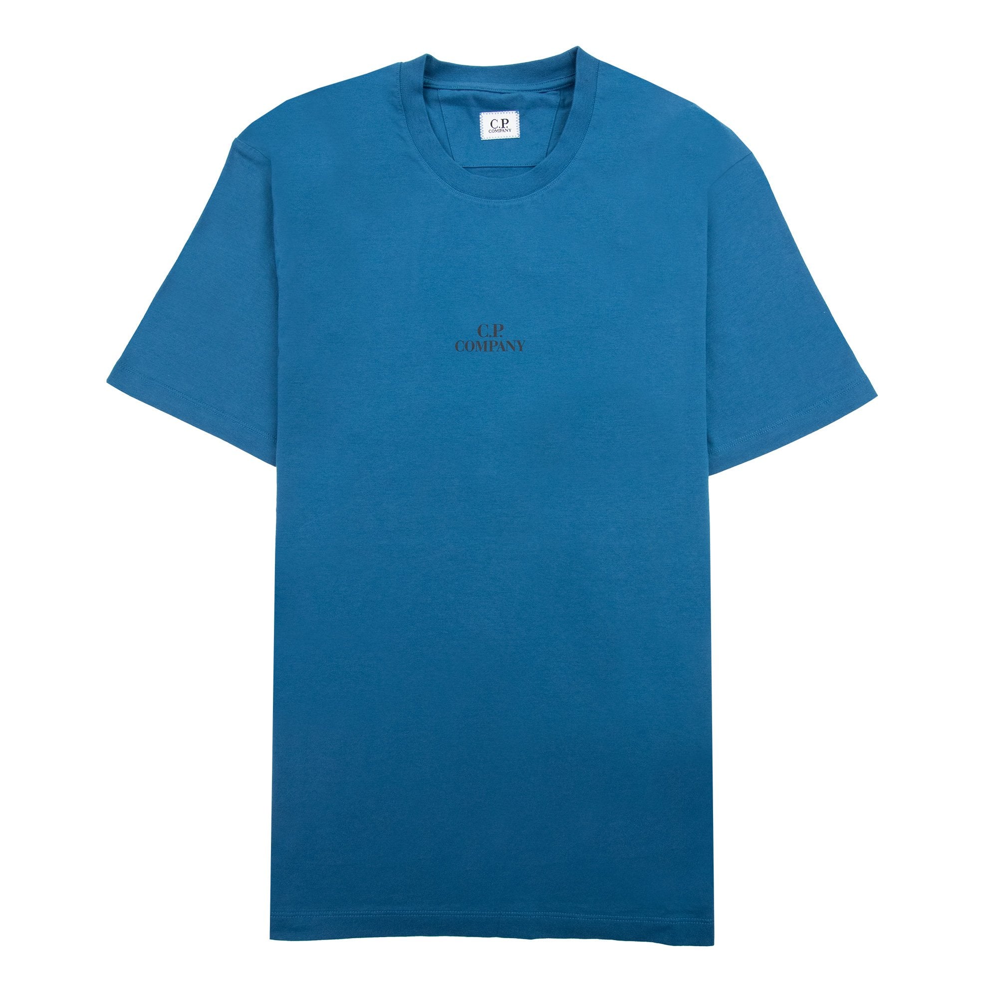 Cp Company 30/1 Graphic T Shirt Ink Blue 848