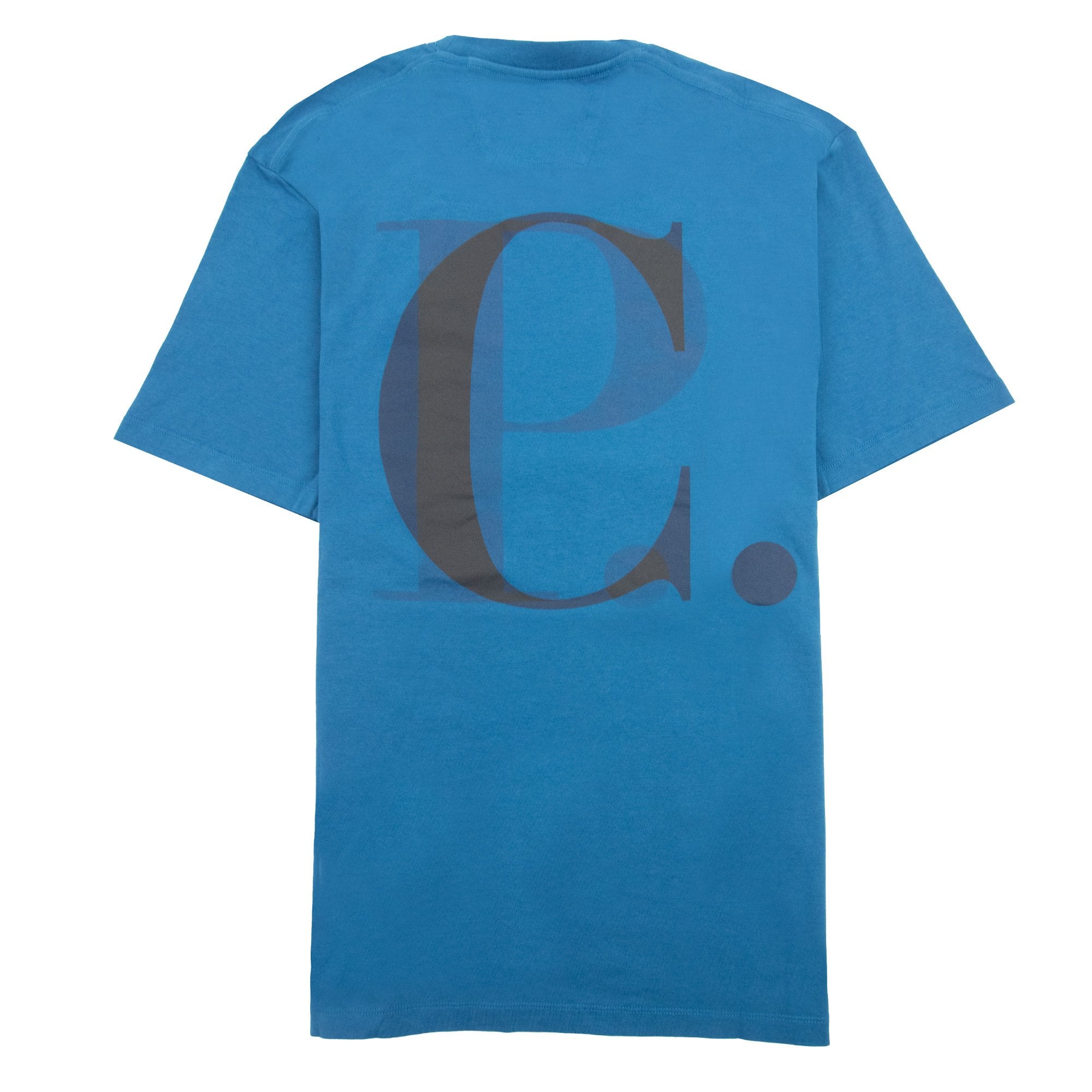 Cp Company 30/1 Graphic T Shirt Ink Blue 848