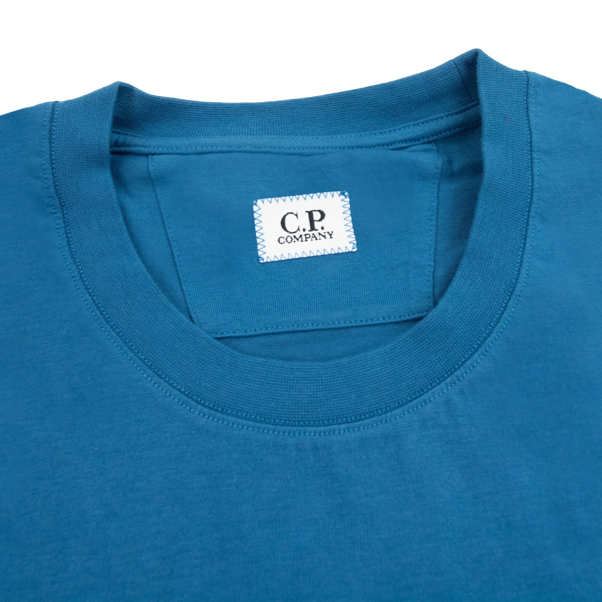 Cp Company 30/1 Graphic T Shirt Ink Blue 848