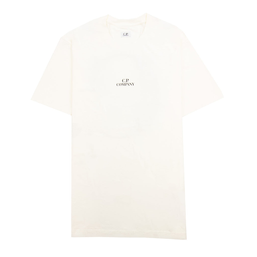 Cp Company 30/1 Graphic T Shirt White 103