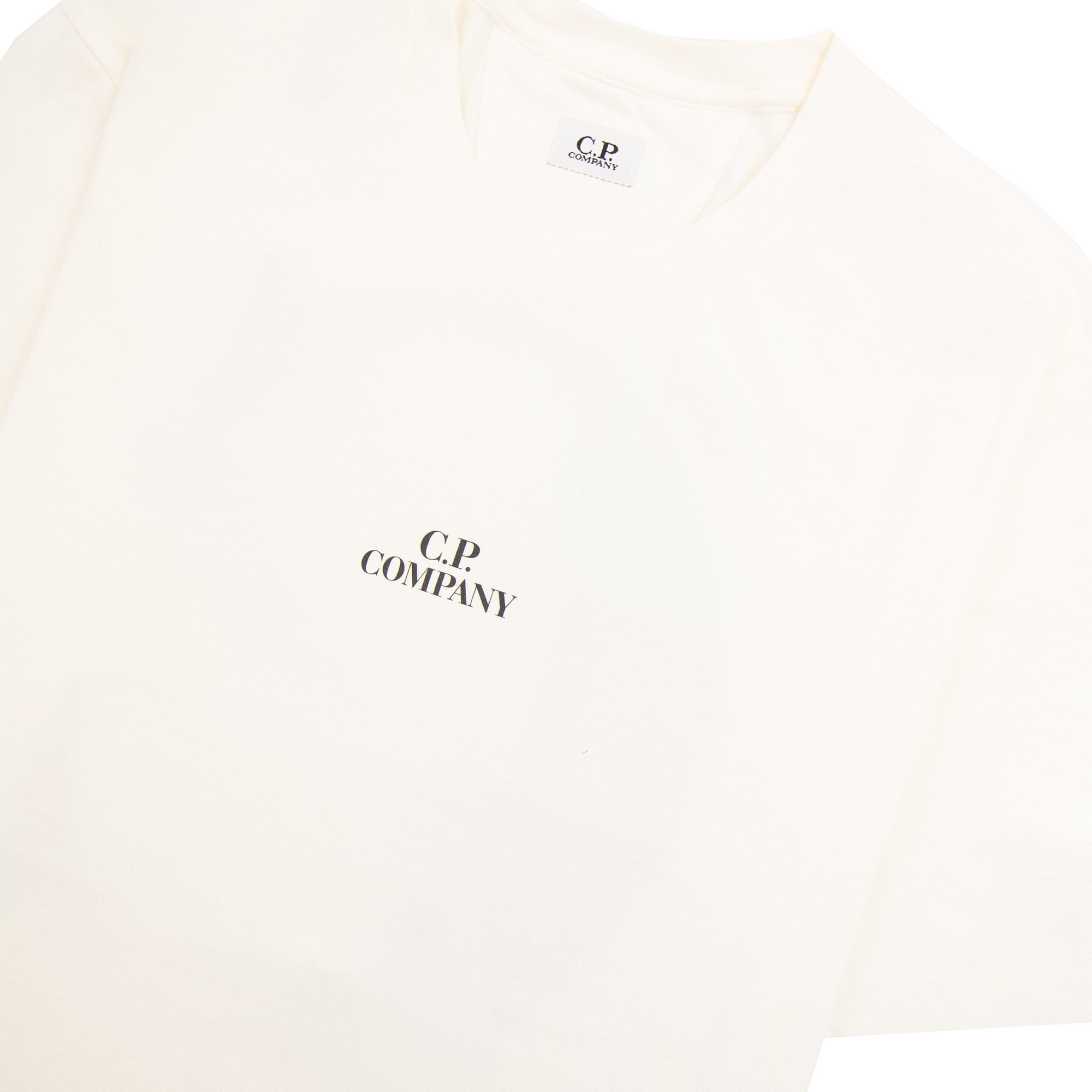 Cp Company 30/1 Graphic T Shirt White 103