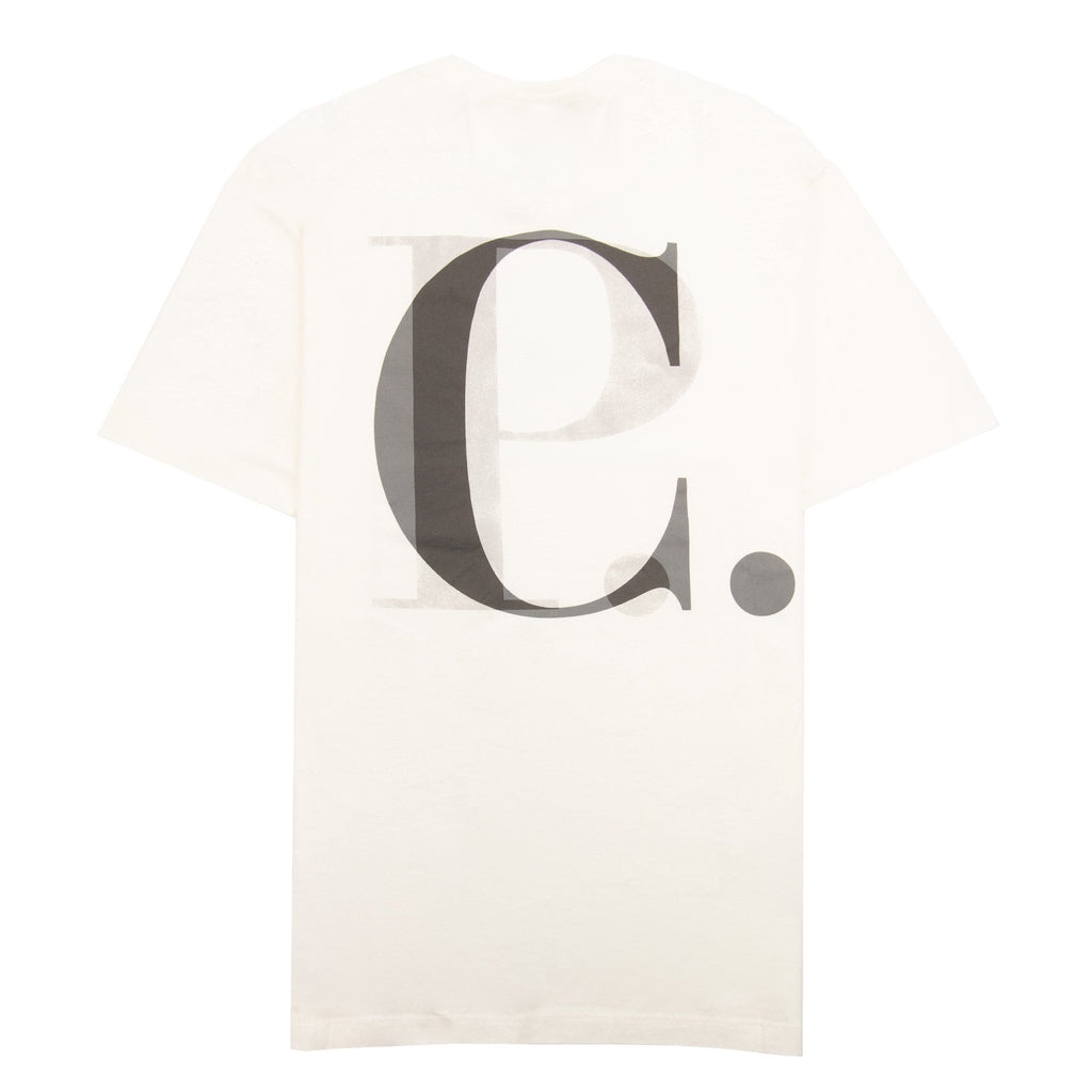 Cp Company 30/1 Graphic T Shirt White 103