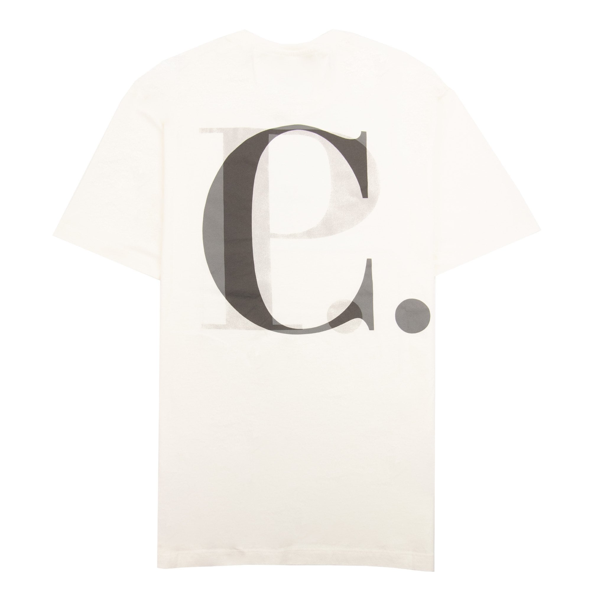 Cp Company 30/1 Graphic T Shirt White 103
