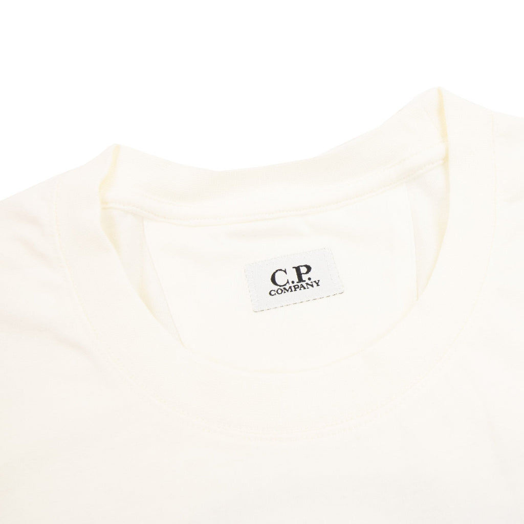 Cp Company 30/1 Graphic T Shirt White 103