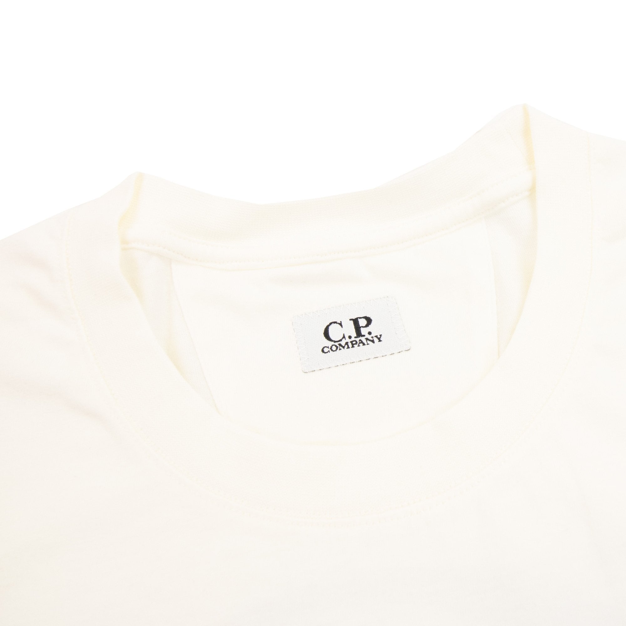 Cp Company 30/1 Graphic T Shirt White 103