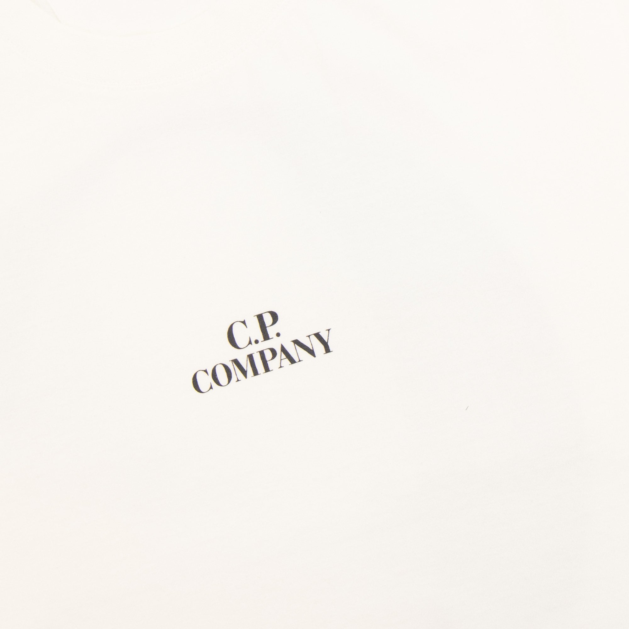 Cp Company 30/1 Graphic T Shirt White 103