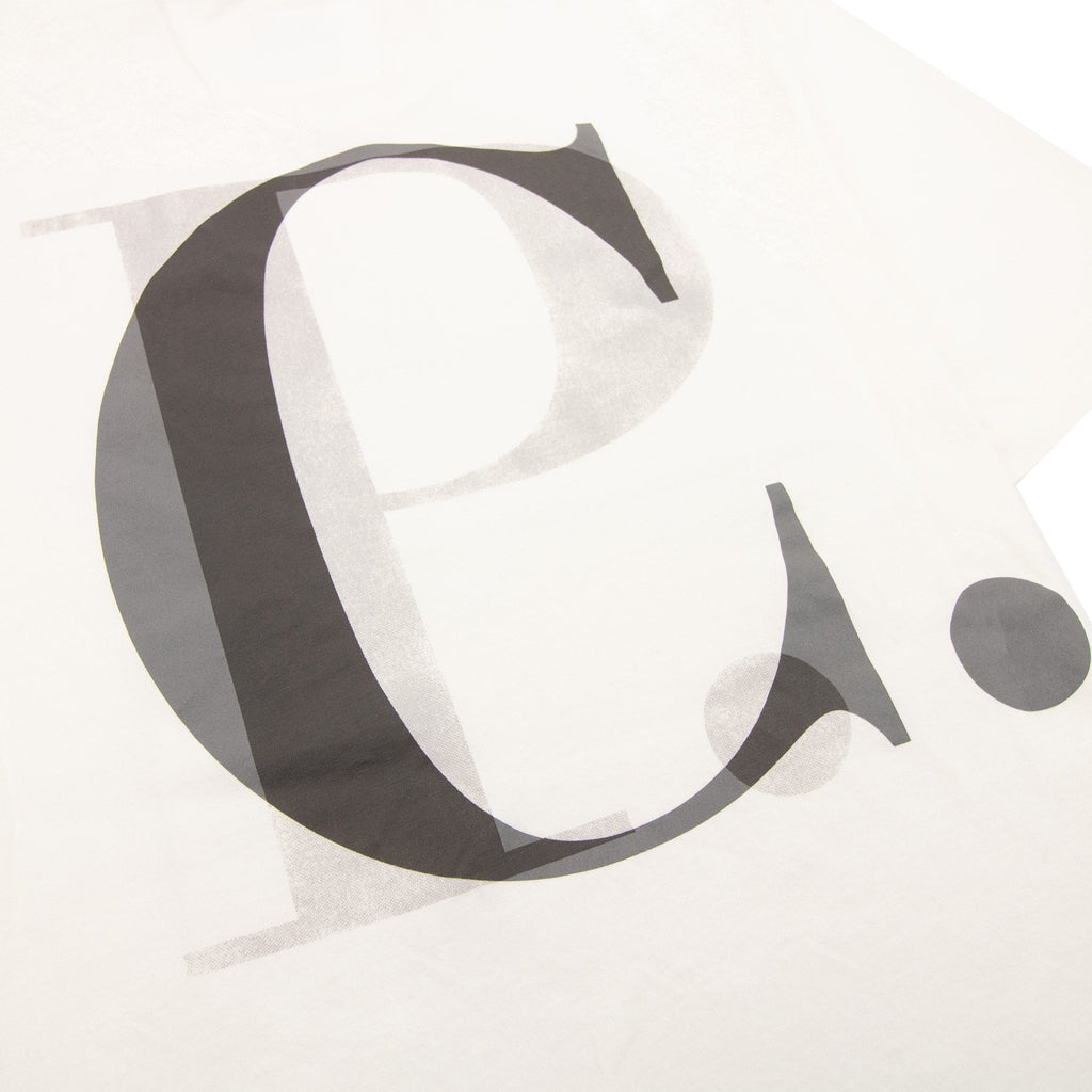 Cp Company 30/1 Graphic T Shirt White 103