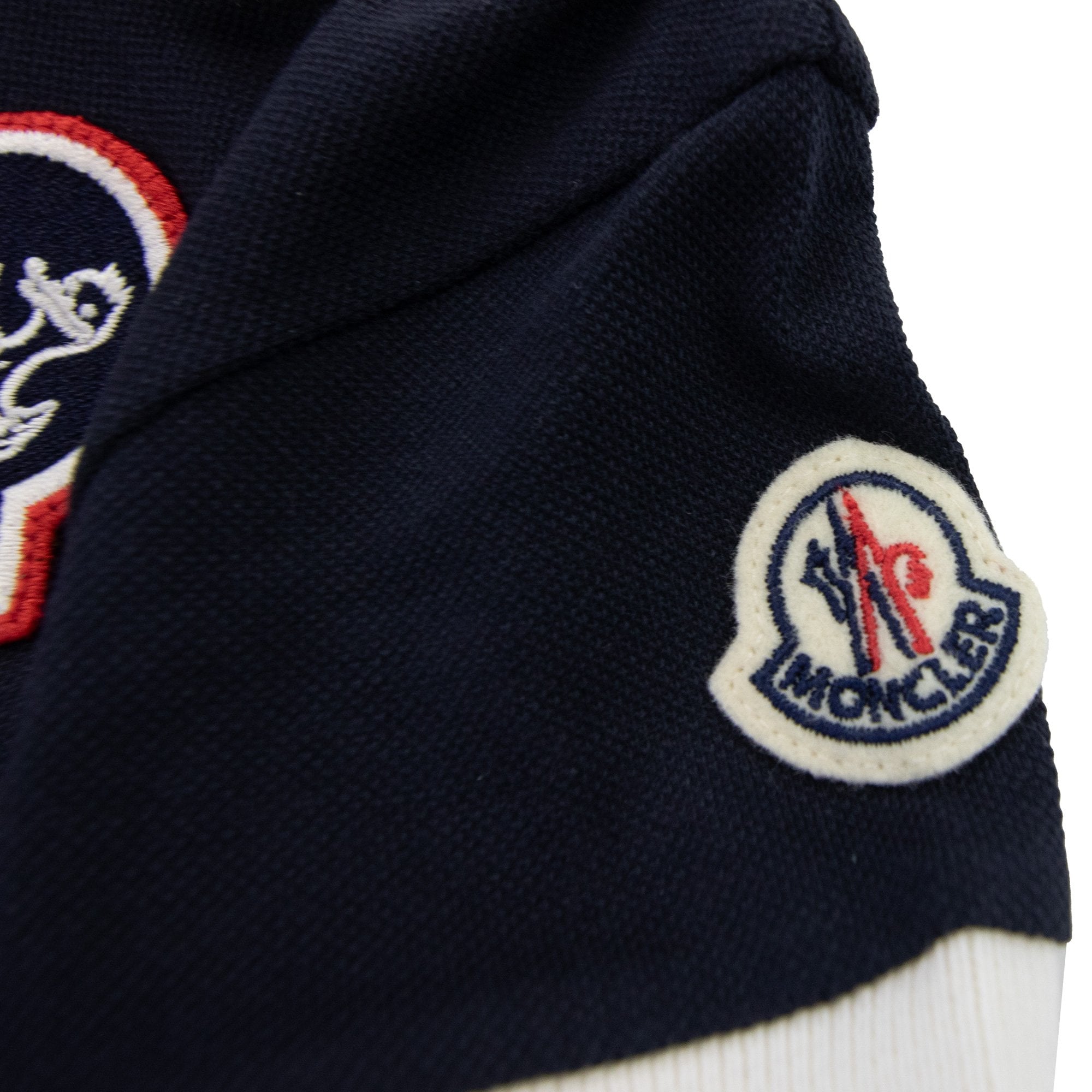 Moncler Junior Monogram Polo Shirt Navy 778