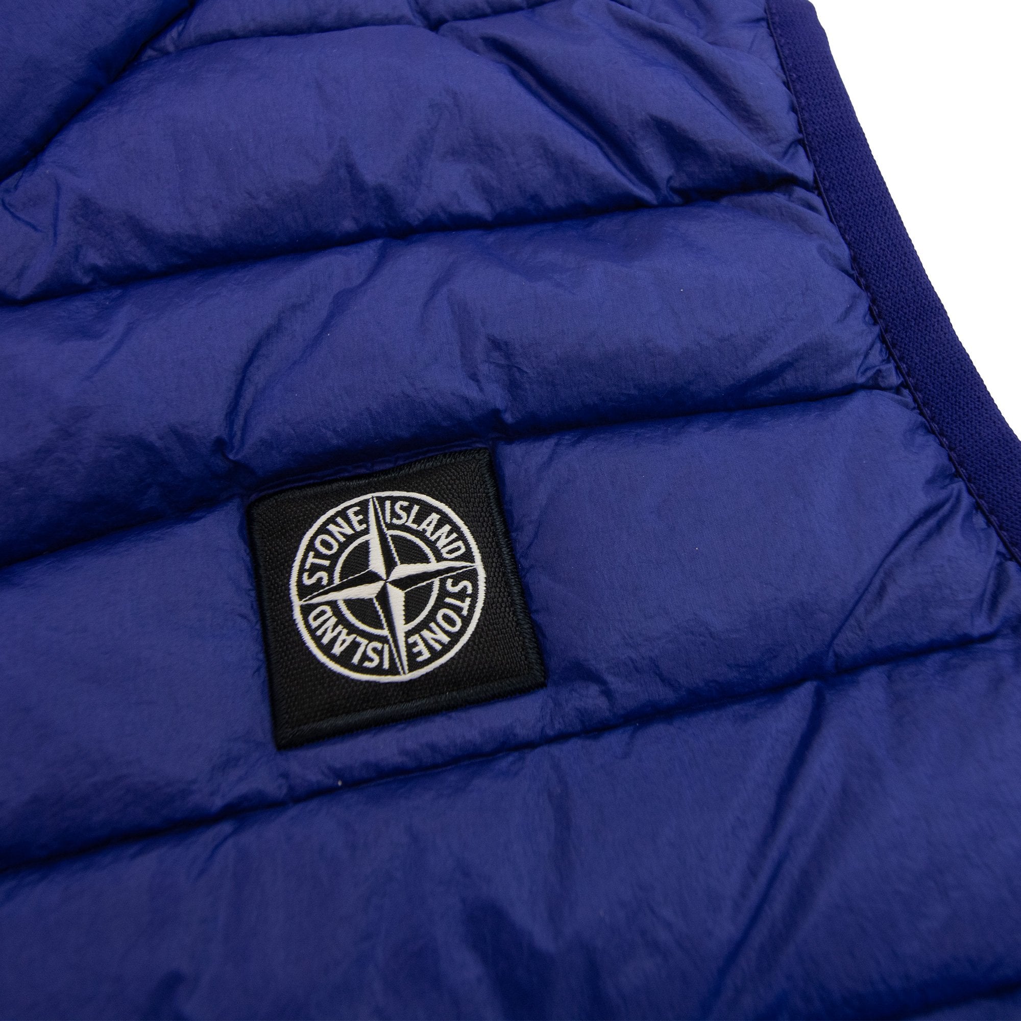 Stone Island Junior G0224 Hooded Down Blouson Gilet Blue V0022