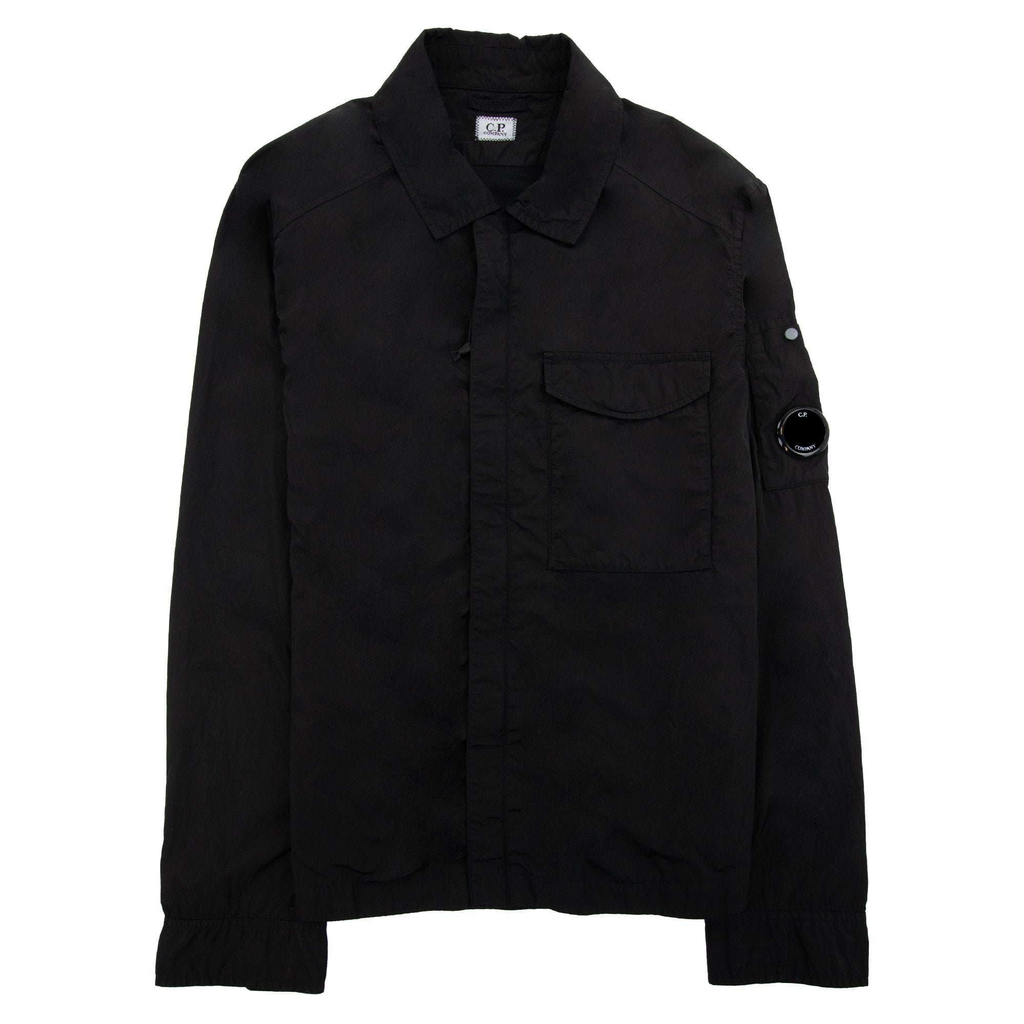 Cp Company Chrome R Pocket Overshirt Black 999
