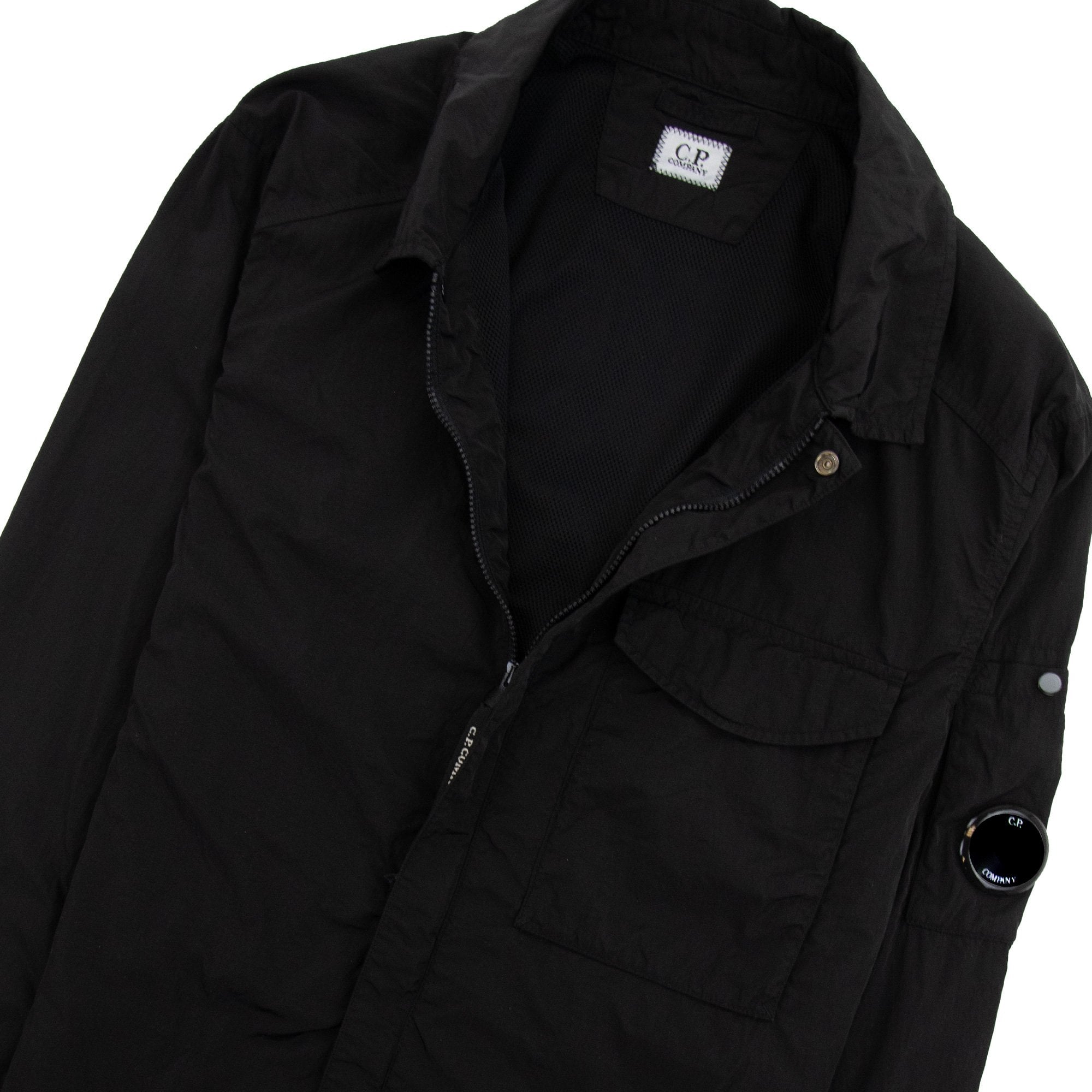 Cp Company Chrome R Pocket Overshirt Black 999