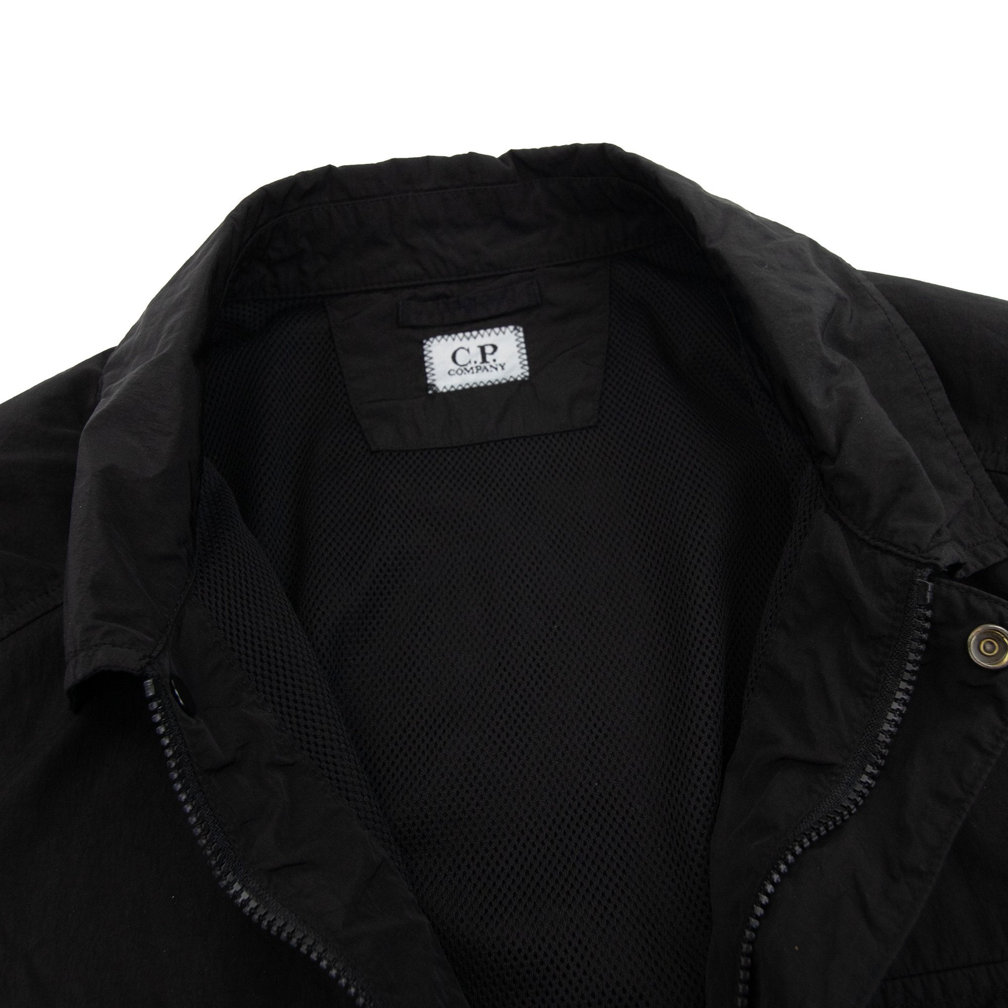 Cp Company Chrome R Pocket Overshirt Black 999