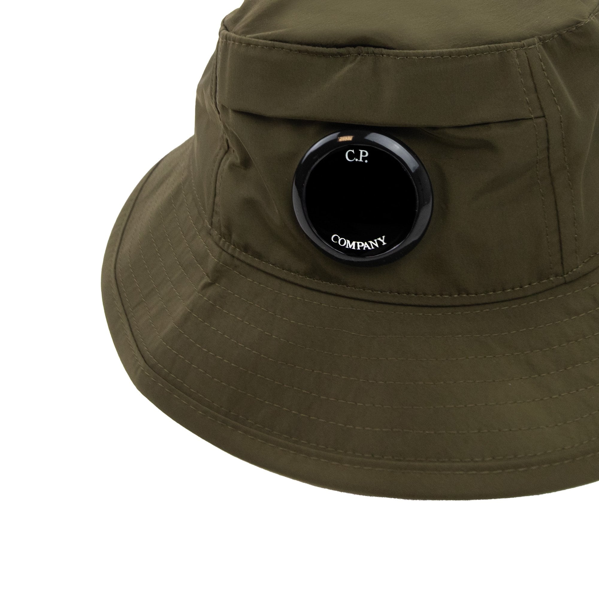 Cp Company Chrome R Lens Bucket Hat Khaki 683