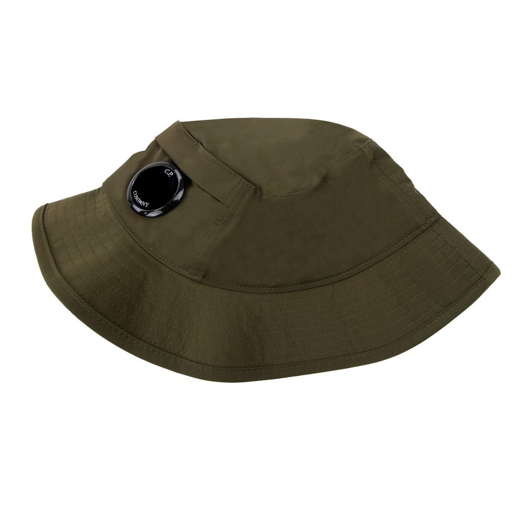 Cp Company Chrome R Lens Bucket Hat Khaki 683