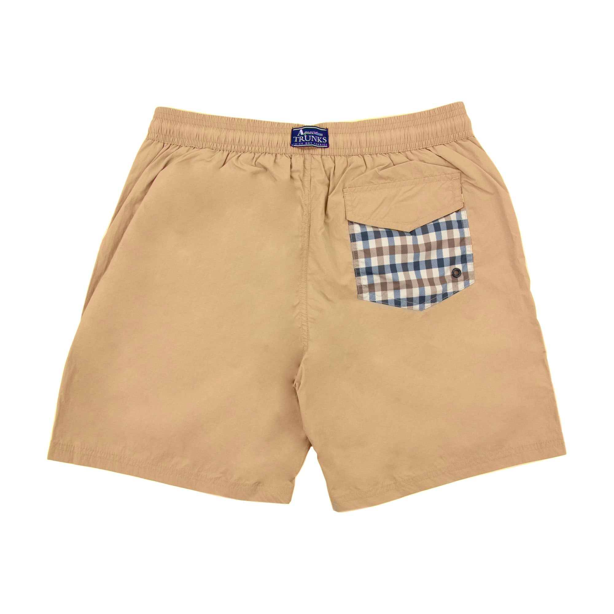Aquascutum Beach Check Pocket Nylon Shorts Beige 03