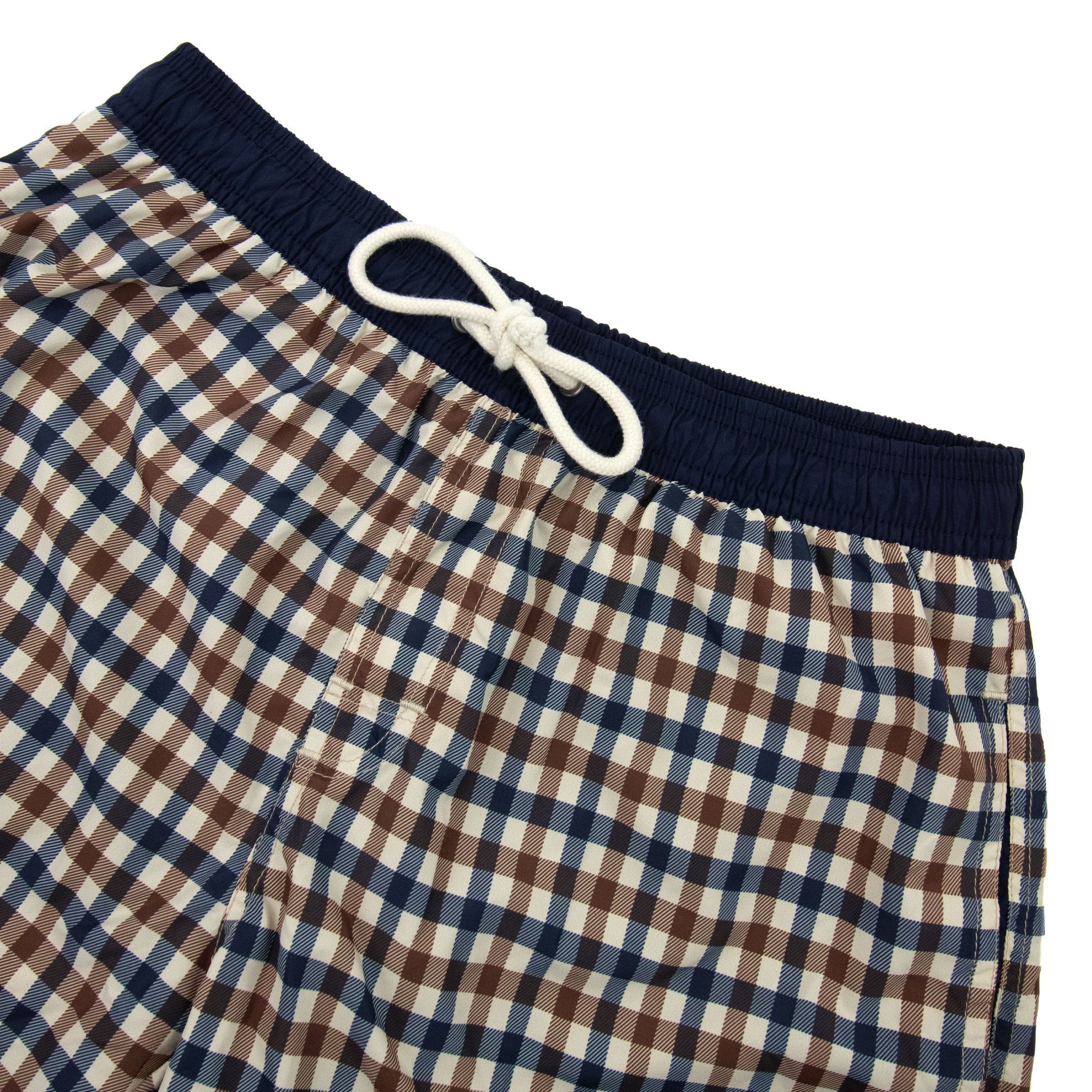 Aquascutum Beach Iconic Volley Nylon Shorts Club Check 28