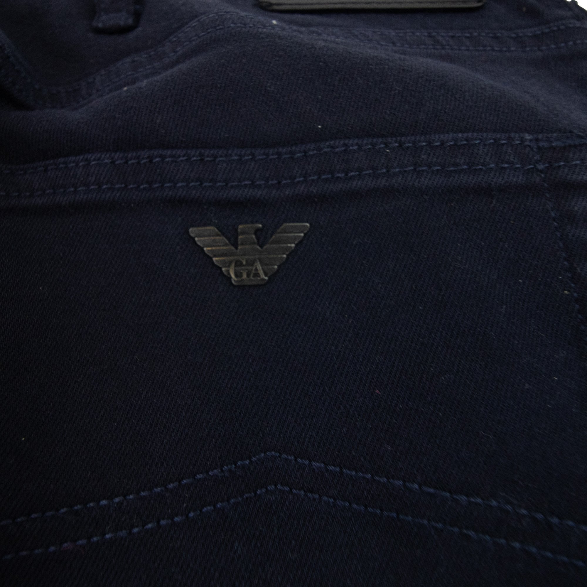 Armani Jeans J45 Slim Fit Jean Navy