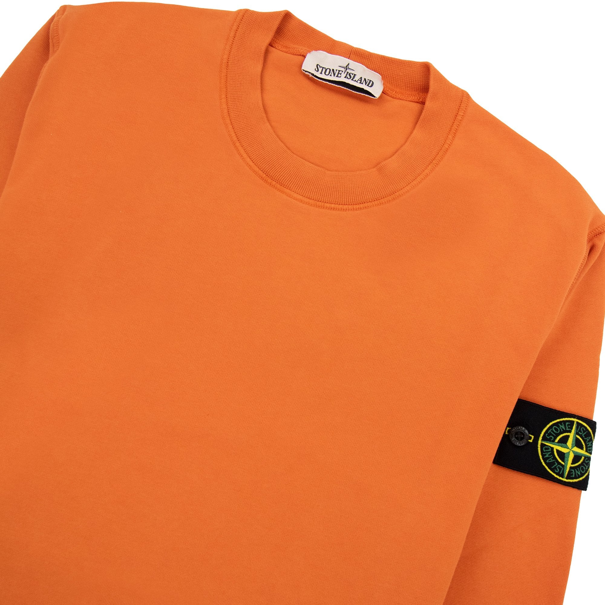 Stone Island 63051 Crewneck Sweatshirt Orange V0032