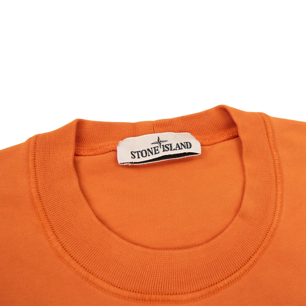 Stone Island 63051 Crewneck Sweatshirt Orange V0032