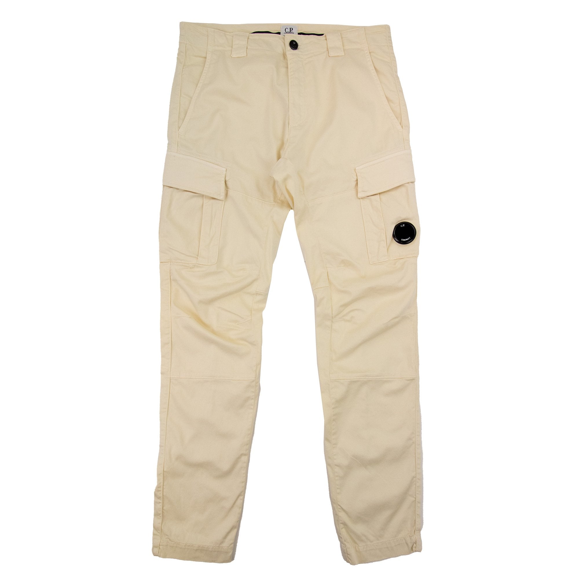 Cp Company Stretch Satin Gargo Pants Beige 402